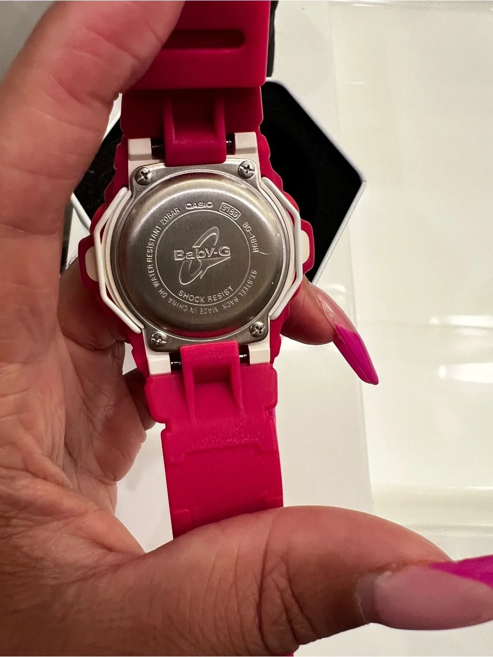 Casio Baby-G Bright Pink Digital Sports Watch